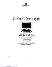 Global Water GL500-7-2 Manual