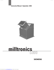 Siemens Milltronics L-300 Instruction Manual