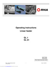 RNA GL 01 Operating Instructions Manual