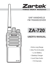 Zartek ZA-720 User Manual