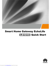 Huawei LS1015 Quick Start Manual