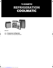 Dometic Coolmatic RPD50 Installation And Operating Manual