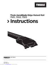 Thule AeroBlade Edge 7502 Instructions Manual