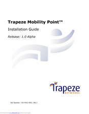 Trapeze Mobility Point MP-101 Installation Manual