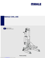 MAHLE CWL-20E Operation Manual