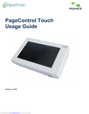 NUANCE PageControl Touch Manual