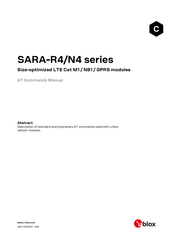 Ublox SARA-R4 Series Command Manual