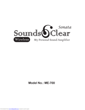 MERRY Sonata ME-700T Quick Manual