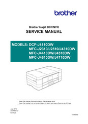 Brother Business Smart MFC-J4510dw Service Manual