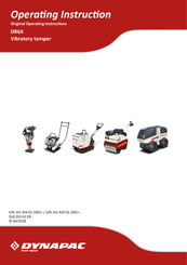 Dynapac DR6X Operating	 Instruction