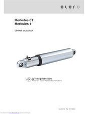 elero Herkules 01 Operating Instructions Manual
