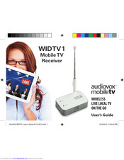 Audiovox WIDTV1 User Manual