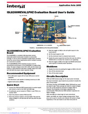 Intersil ISL8200MEVAL1PHZ User Manual