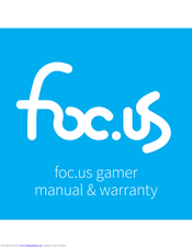 foc.us GAMER User Manual