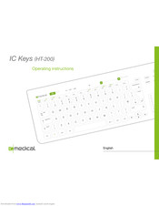 IC Medical IC KEYS Operating Instructions Manual