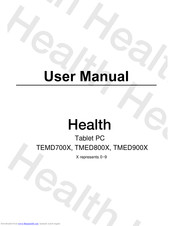 Health TMED8001 User Manual