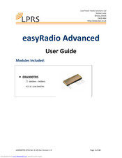 LPRS ERA900TRS User Manual
