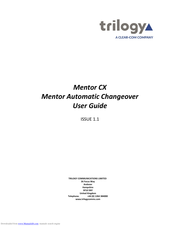 Trilogy Communications Mentor CX User Manual