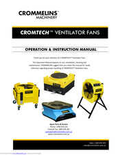 Cromtech AP110020 Operation & Instruction Manual