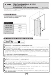 Lamp FD30-F Installation Manual