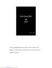 AltoTech Cool Glass One Manual