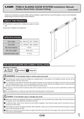 Lamp FD50-H Installation Manual