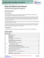 Infineon EVAL-M1-IM818-A User Manual