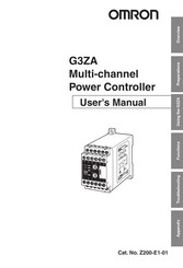 Omron G3ZA User Manual