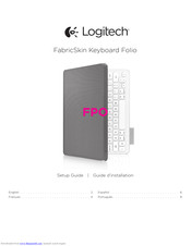 Logitech FabricSkin Setup Manual