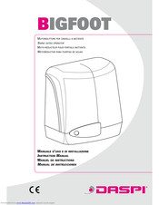 Daspi Big Foot 1200 Instruction Manual
