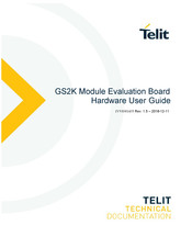 Telit Wireless Solutions GainSpan GS2011M Hardware User's Manual