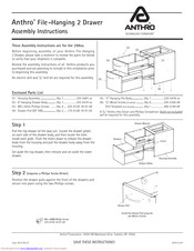 Anthro 298 series Assembly Instructions