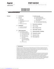 Tyco Electronics FIST-GCO2 Series Installation Instruction