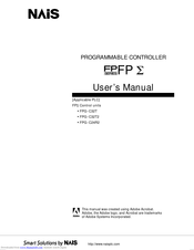 NAiS FPG-C32T2 User Manual