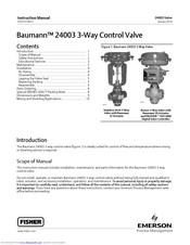 Emerson Fisher Baumann 24003 Instruction Manual
