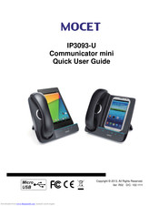 Mocet Communicator mini Quick User Manual