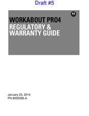 Motorola solutions Workabout PR04 Warranty Manual
