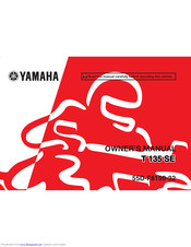 Yamaha T 135 SE Owner's Manual