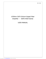 ROBOfiber EDFA-4429 Series User Manual