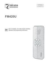 Telcoma Automations FM420U Operating And Programming Instructions