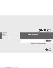 Bosch Surly BUI255 Owner's Manual