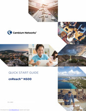 Cambium Networks cnReach N500 Quick Start Manual