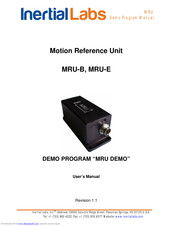 Inertial Labs MRU-E User Manual