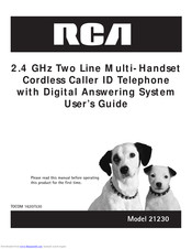 RCA 21230 User Manual