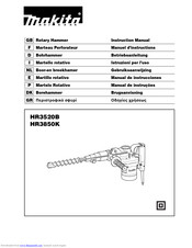 Makita HR3850K Instruction Manual
