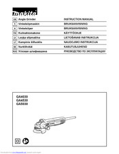 Makita GA5030 Instruction Manual