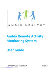 Ambio Health Ambio User Manual