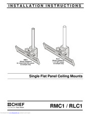 CHIEF RLC1 Installation Instructions Manual