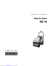Wacker Neuson RD 16 Operator's Manual
