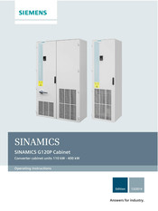 Siemens Sinamics G120P Operating Instructions Manual
